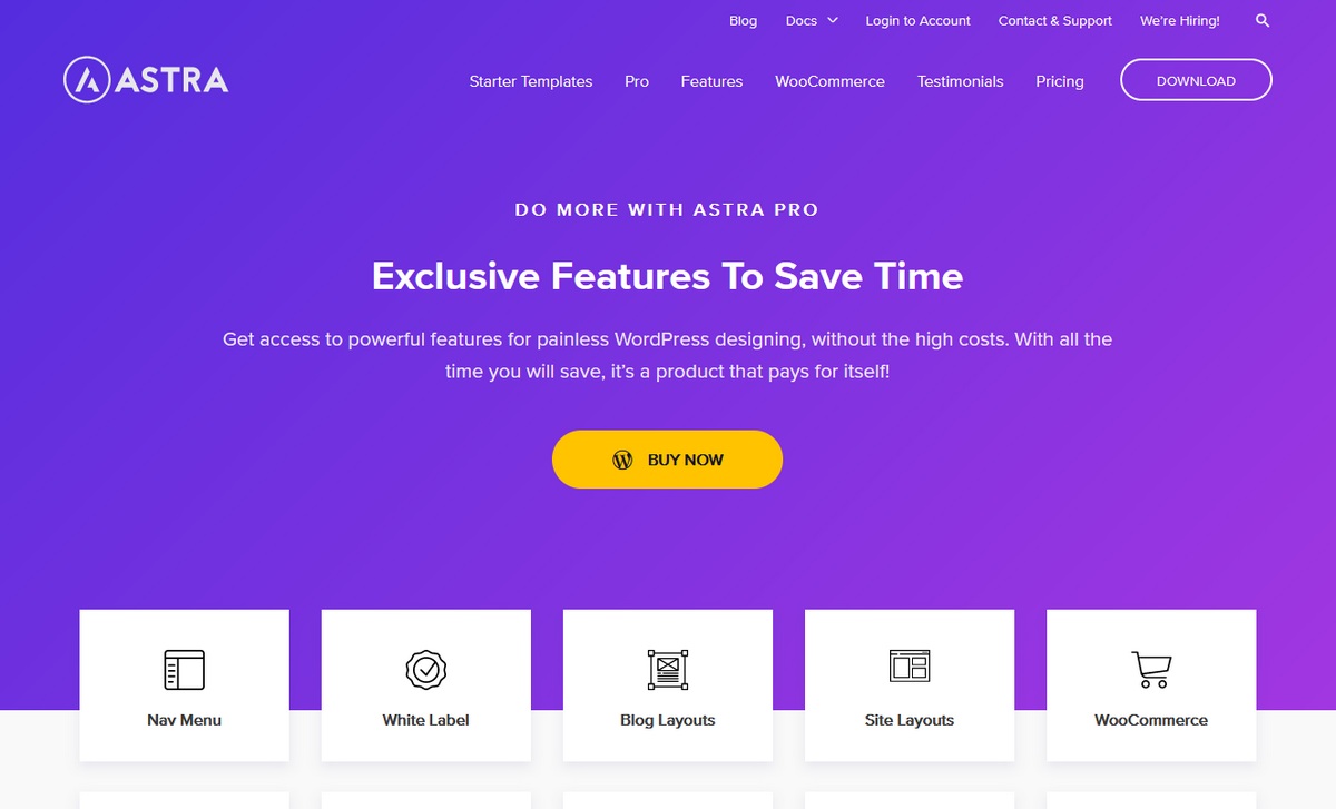 WooCommerce 的 Astra Pro 主題