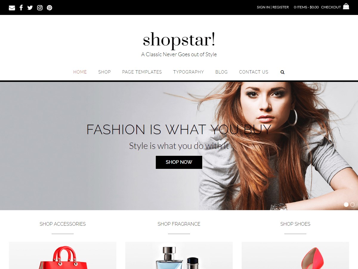 Shopstar! Da Out the Box demo