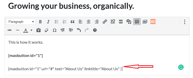 最大按鈕添加到帖子選擇mb選項帖子
