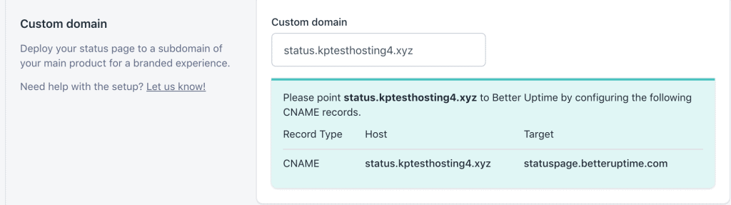 CNAME 以獲得更好的正常運行時間