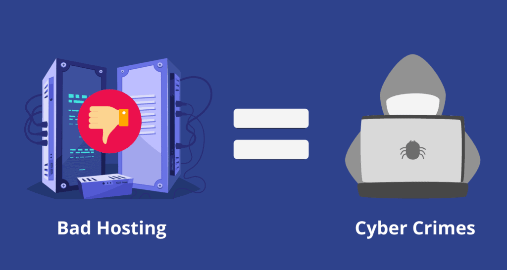 悪いホスティング - サイバー犯罪