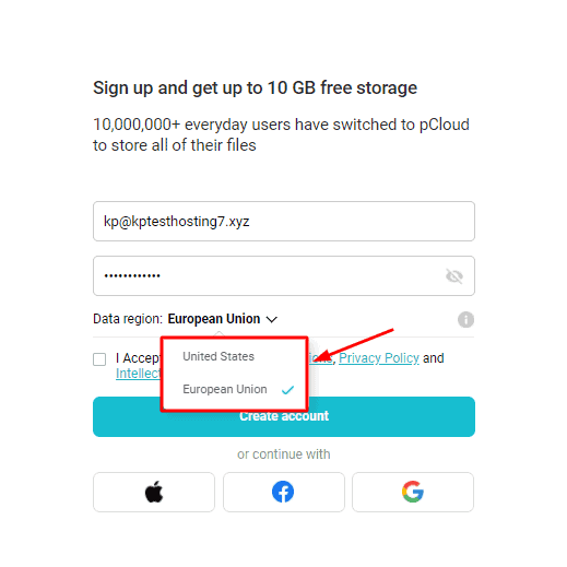 ศูนย์ข้อมูล pcloud