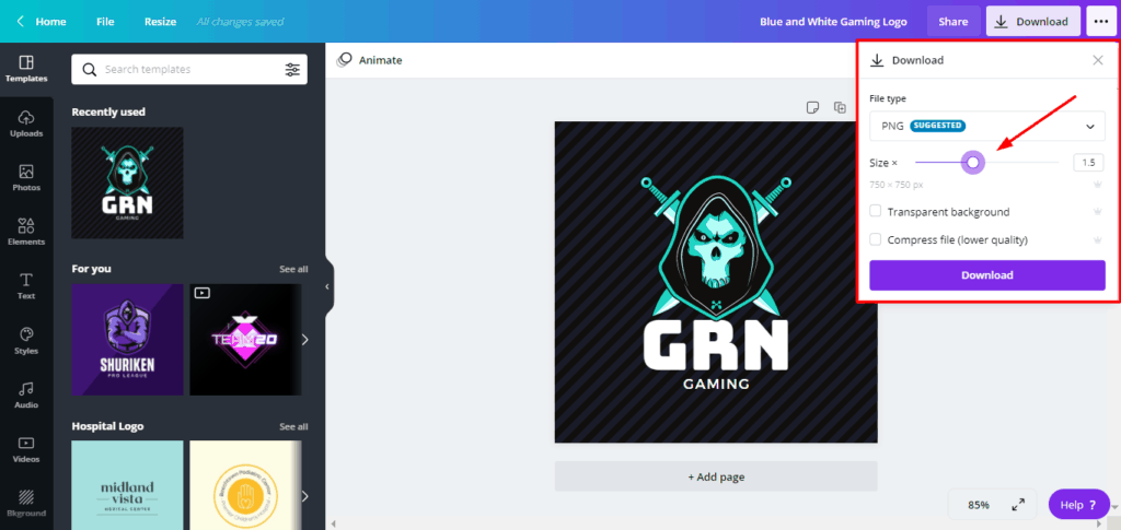 Canva Pro İndirme Kalitesi