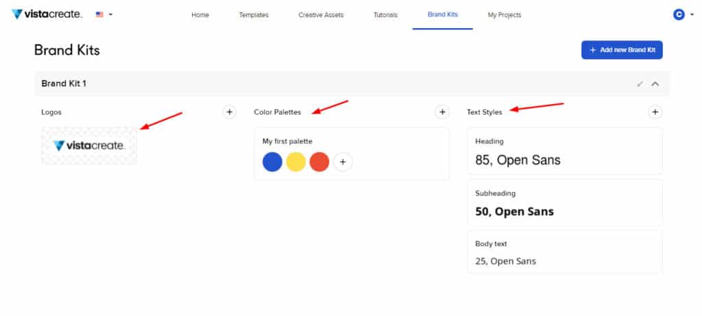 VistaCreate Brand Kit