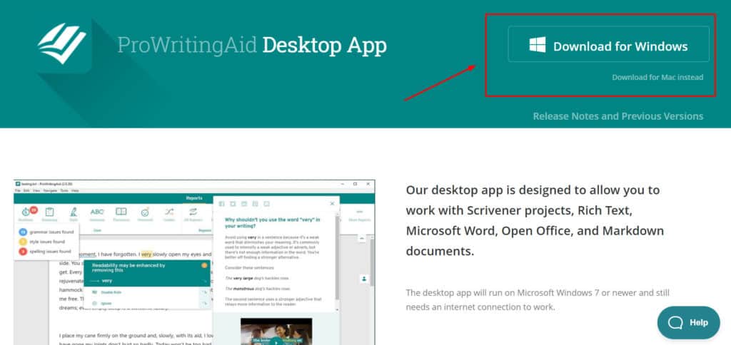 ProWritingAid Desktop-App