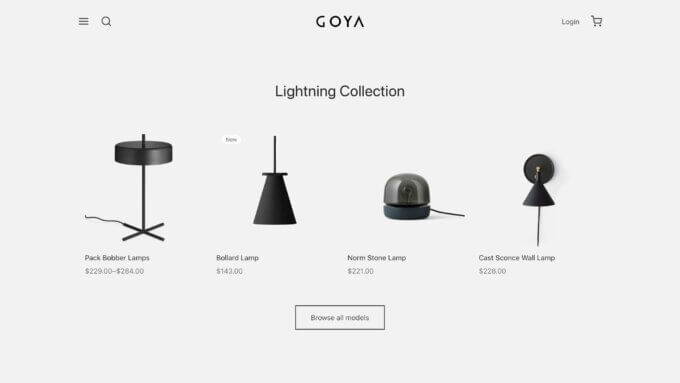 Goya WooCommerce teması.