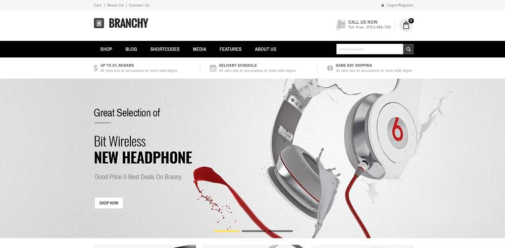 Branchy - Duyarlı WooCommerce Teması