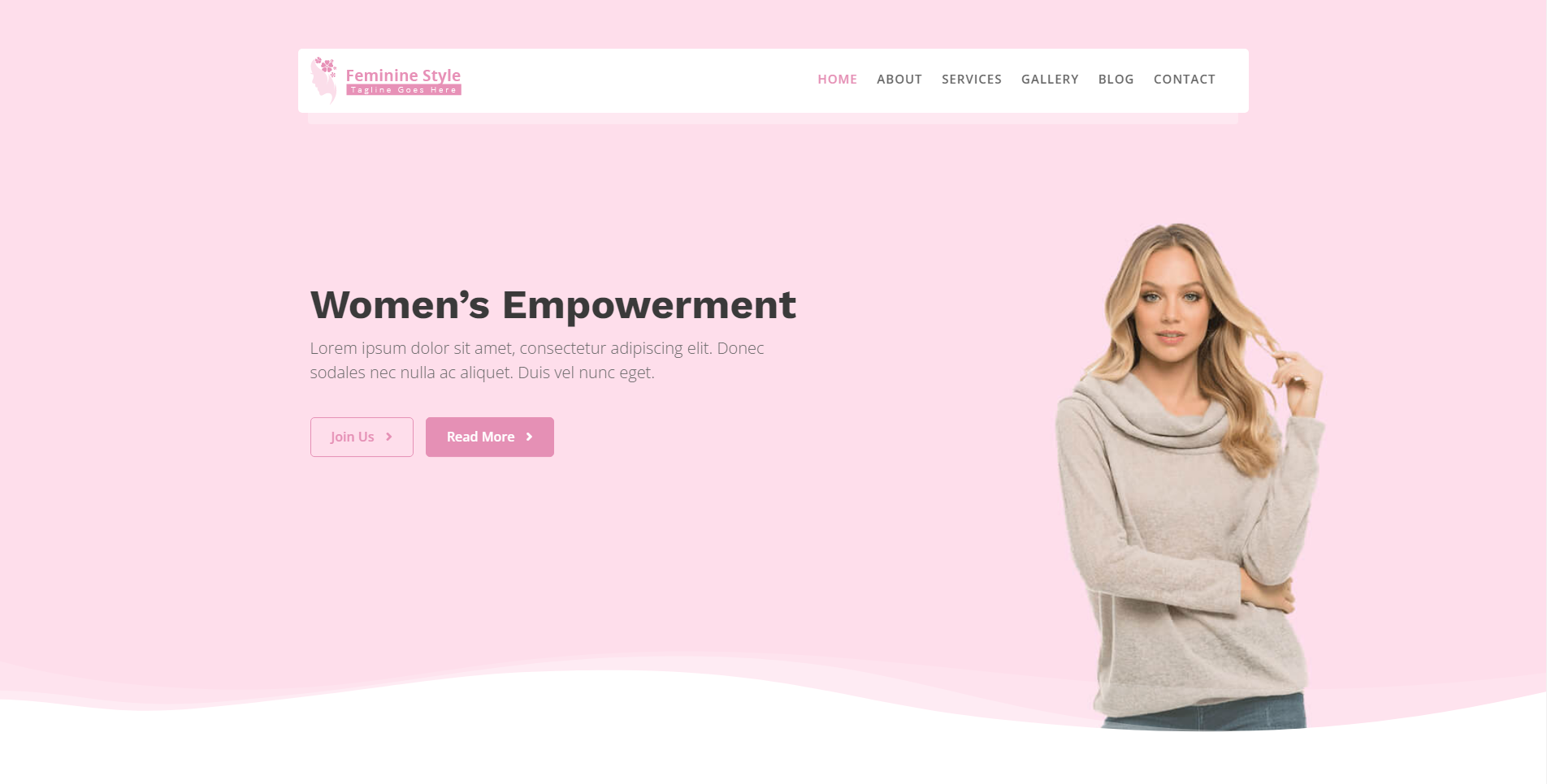 Estilo femenino - temas femeninos de WordPress