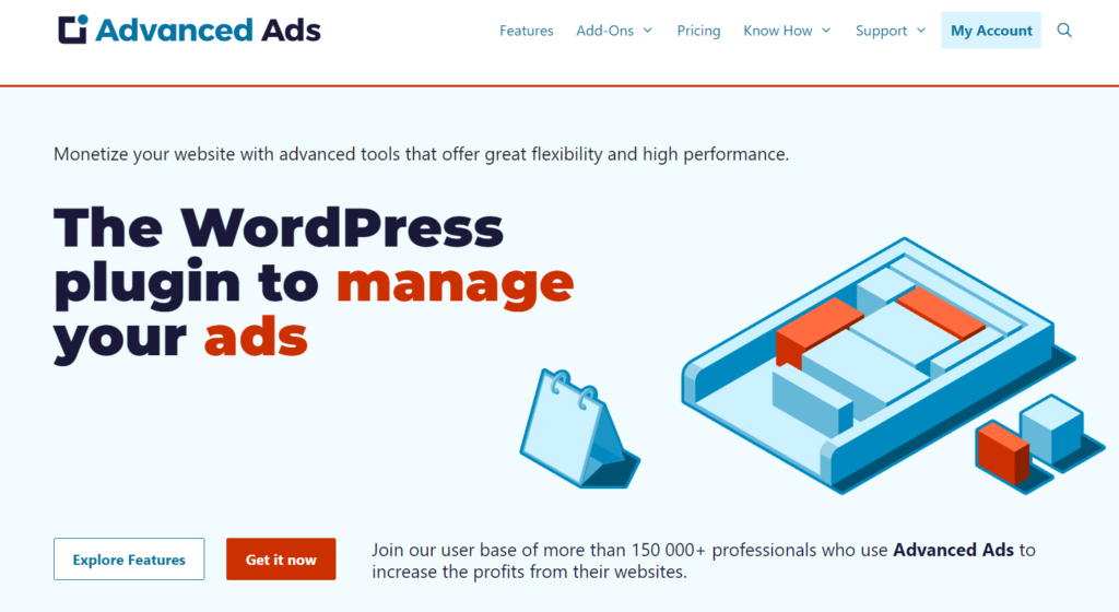 Plugin iklan lanjutan untuk manajemen iklan WordPress
