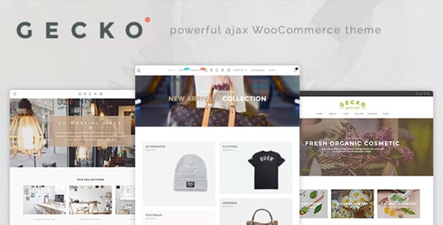 Gecko: el mejor tema de Woocommerce de Ajax