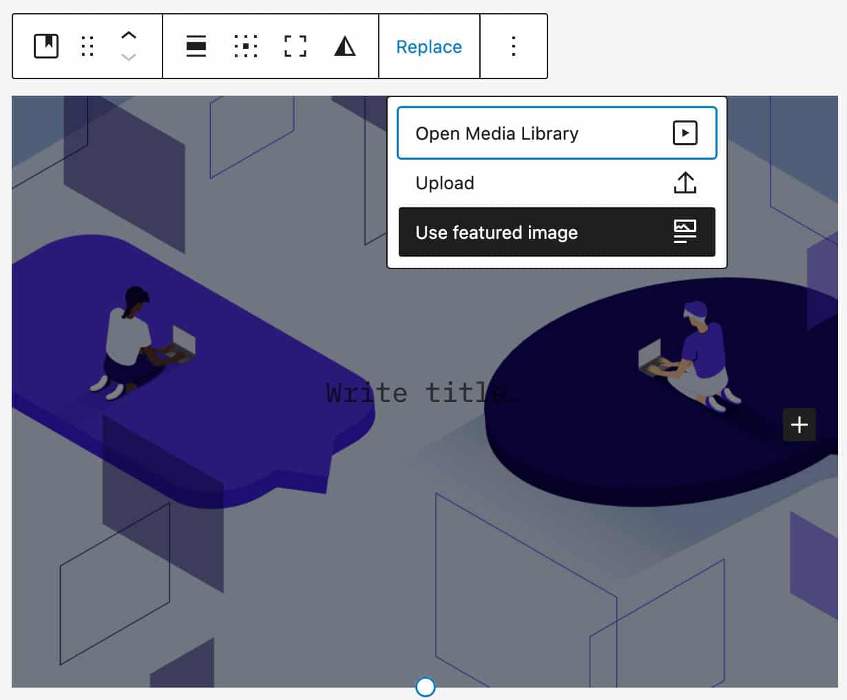 WordPress 6.1 のメディア置換フローでアイキャッチ画像を使用する
