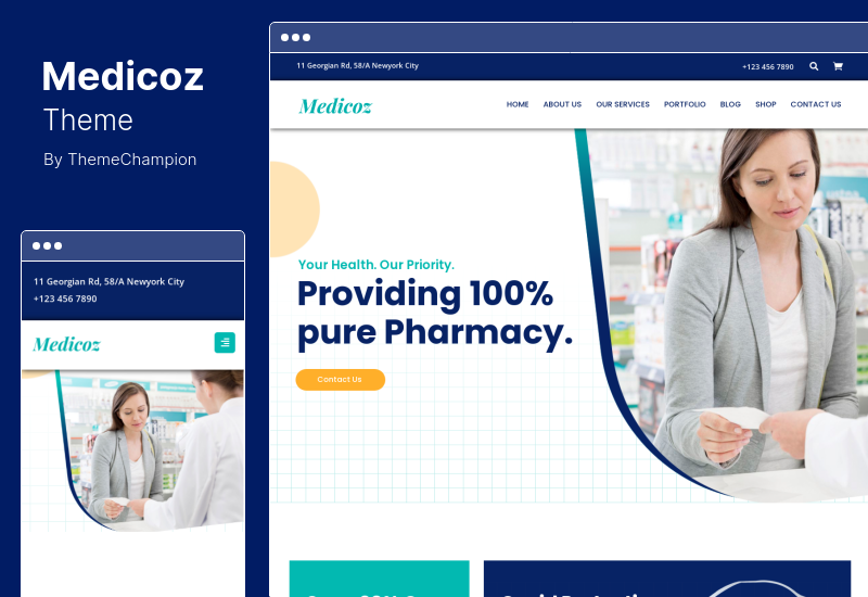 Medicoz テーマ - クリニックと薬局の WordPress テーマ