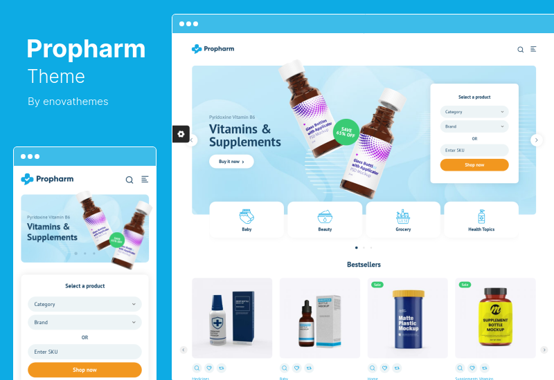 Tema Profharm - Tema WooCommerce para Farmácia e Medicina