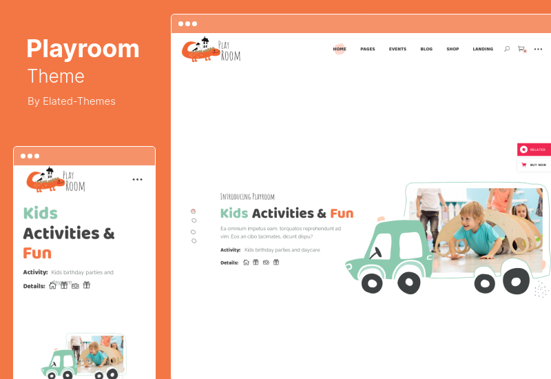 Playroom テーマ - キッズ WordPress テーマ