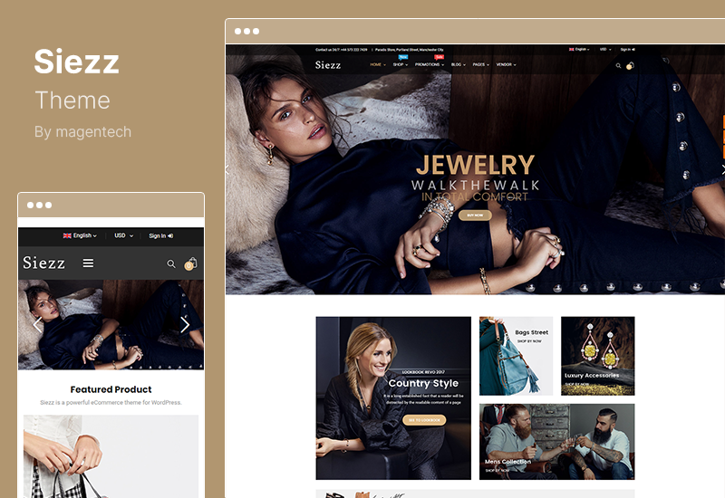 Siezz-Theme - Marktplatz-WooCommerce-Theme für mehrere Anbieter