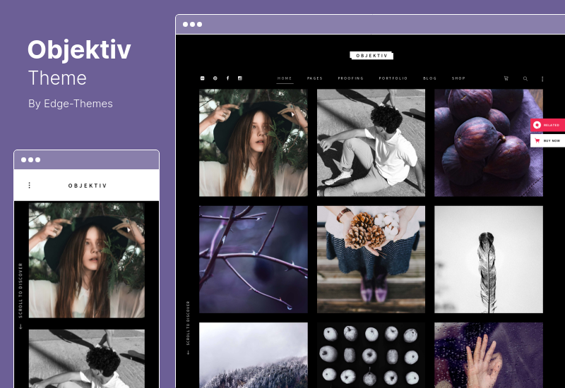 Objektiv Theme - Tema WordPress Fotografi