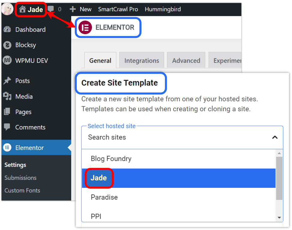 templates_my เทมเพลตไฮบริด (จากไซต์ elementor)