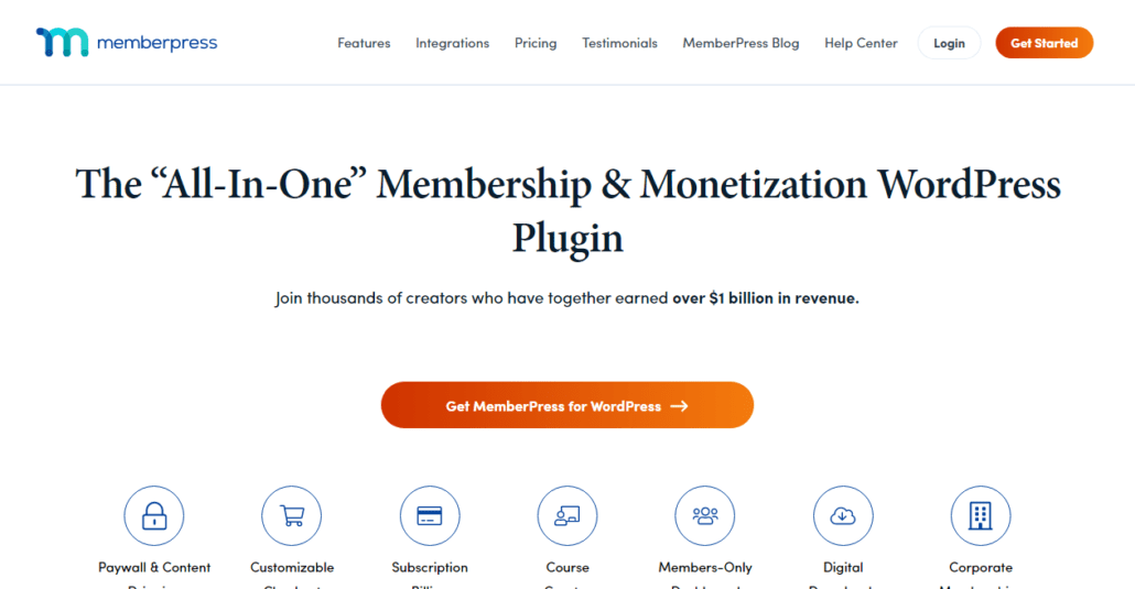 MemberPress - Plugin d'alternatives à WooCommerce