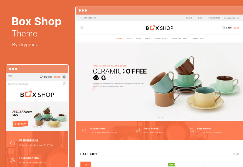 BoxShop Teması - Duyarlı WordPress ve WooCommerce Teması