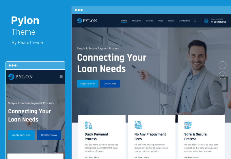 Pylon-Theme - Darlehen & Finanzen WordPress-Thema