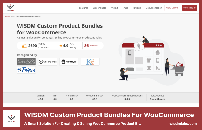 Pluginul WISDM Custom Product Bundles - O soluție inteligentă pentru crearea și vânzarea pachetelor de produse WooCommerce