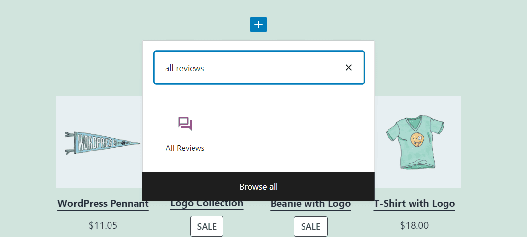 Dodawanie bloku Wszystkie recenzje w WordPress