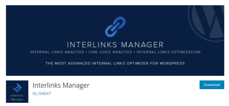 Interlinks Manager - 自動內部鏈接插件 WordPress