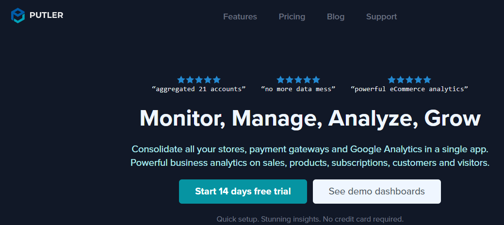 Putler: Complemento de informes de Woocommerce