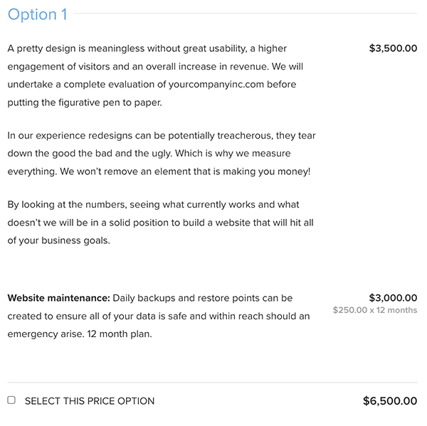 options de tarification nusei.