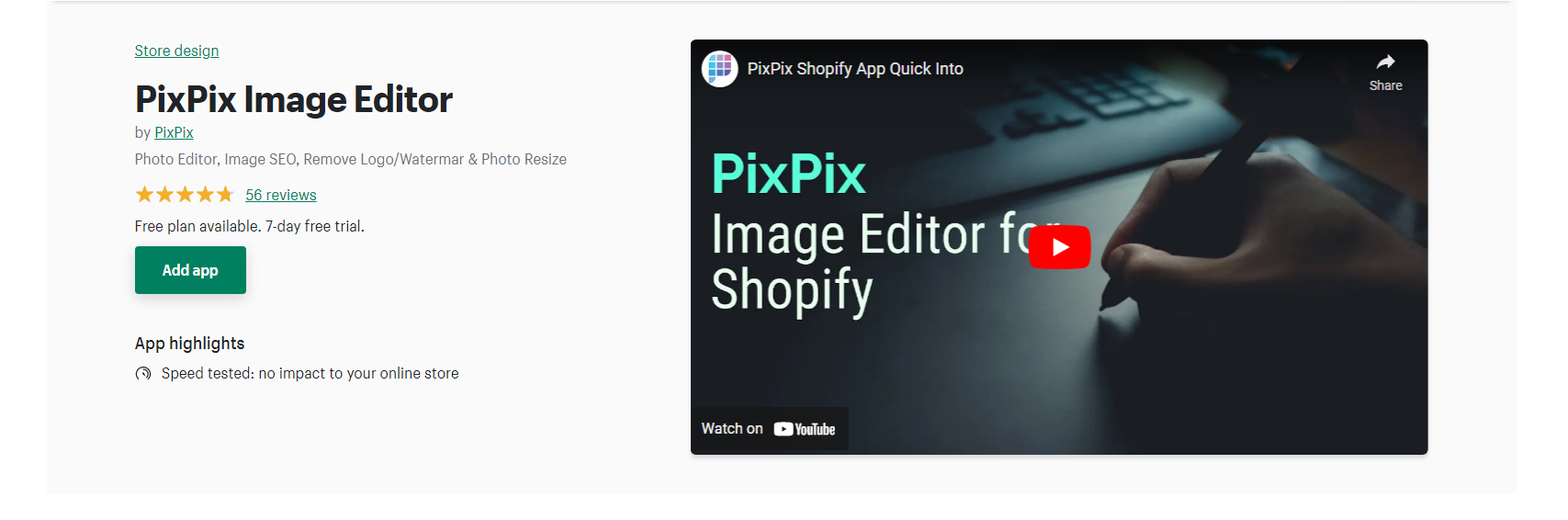 PixPix - shopify 图像缩放器