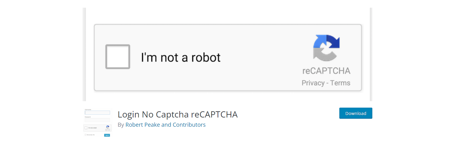 Zaloguj się Nie Captcha reCaptcha - wtyczka WordPress captcha