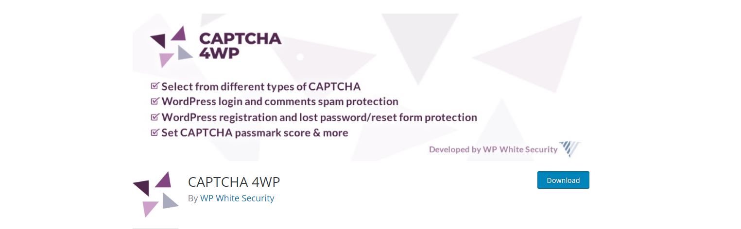 Captcha 4WP - wtyczka WordPress captcha