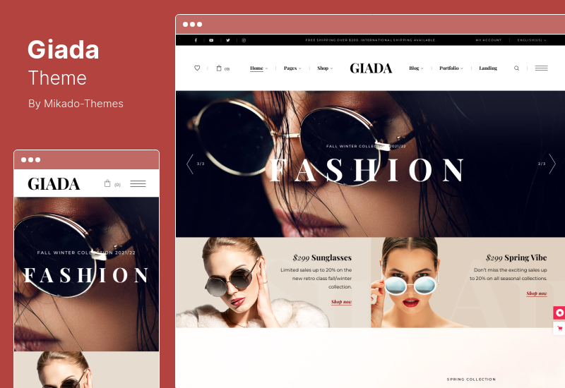 Giada-Thema - WooCommerce-Theme für Schmuck- und Uhrengeschäfte