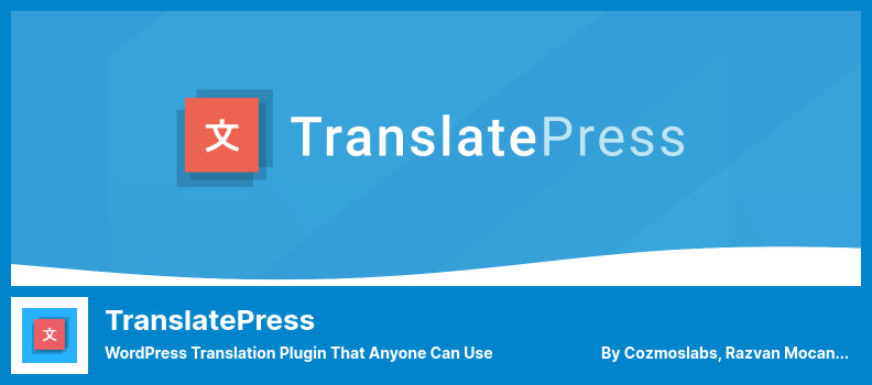 TranslatePress Plugin - WordPress-Übersetzungs-Plugin, das jeder verwenden kann