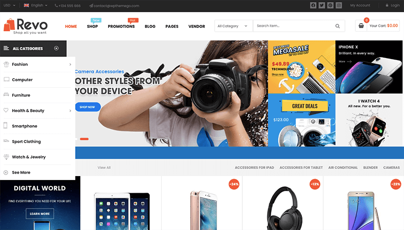 Marketplace theme WordPress