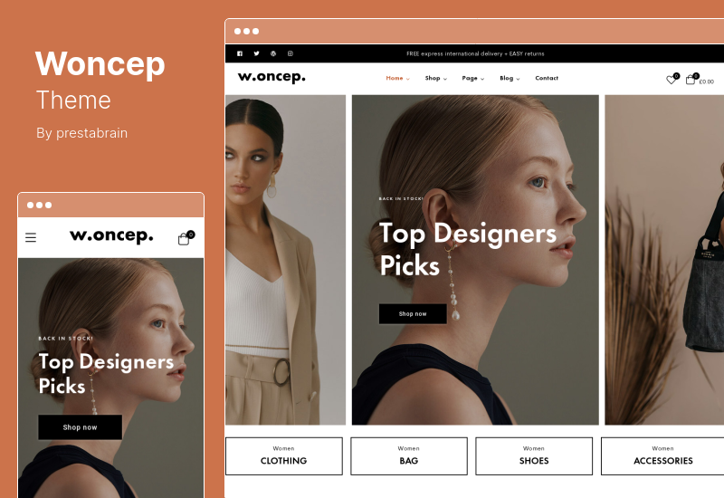 Woncep Teması - Moda WooCommerce WordPress Teması