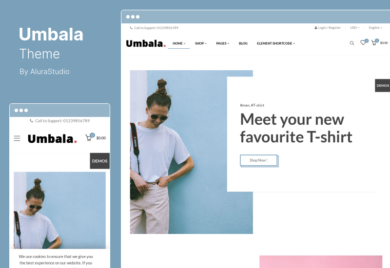 Umbala Teması - Moda ve Giyim Mağazası WooCommerce Teması