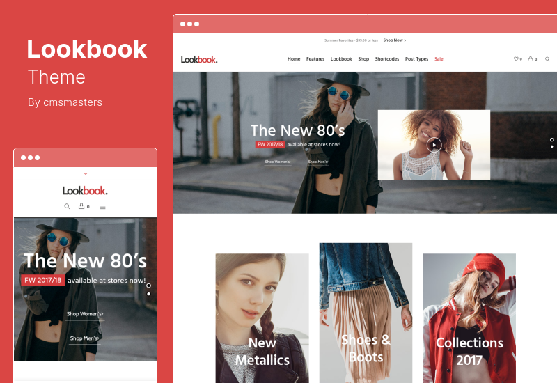 Lookbook Teması - Moda Mağazası ve Giyim WooCommerce Teması