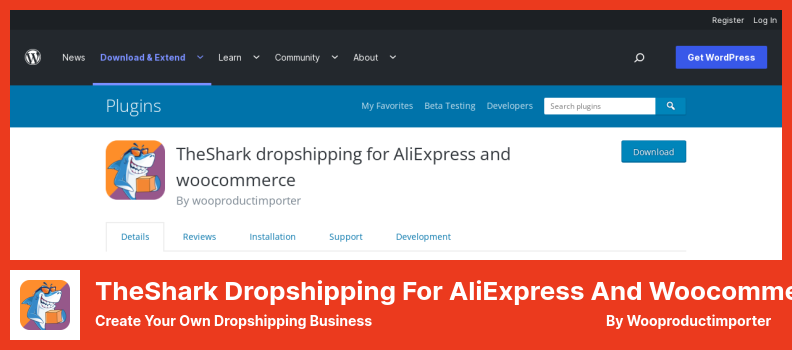 TheShark dropshipping for AliExpress and woocommerce Plugin - Erstellen Sie Ihr eigenes Dropshipping-Geschäft