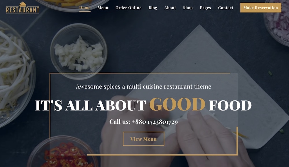 Restaurant-WordPress-Theme