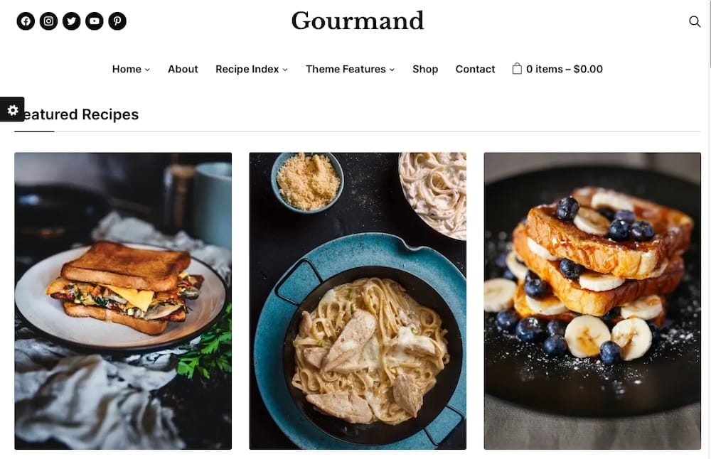 Gourmand-WordPress-Theme