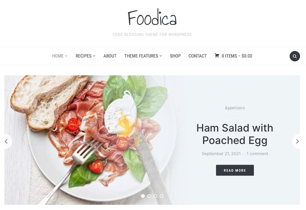 Foodica WordPress-Theme