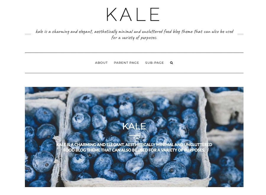 Kale WordPress-Theme