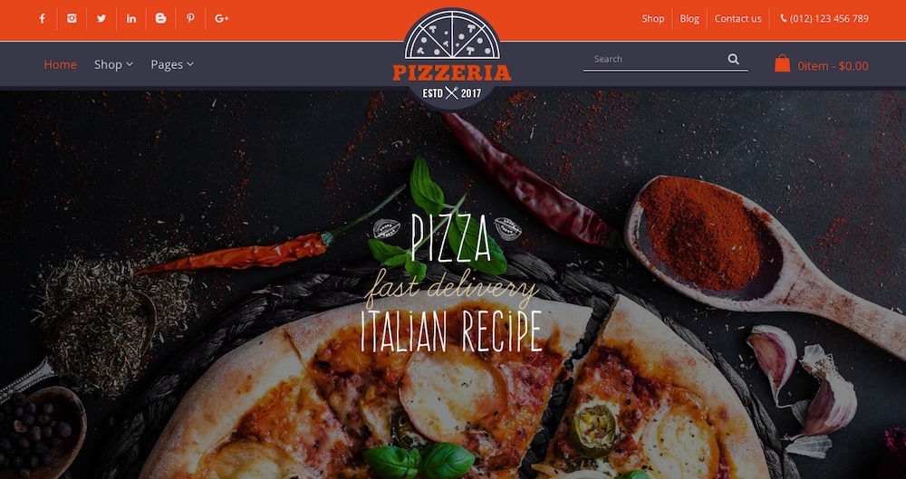 Foody WordPress-Theme