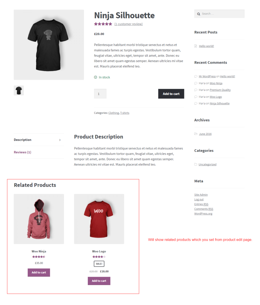 associer des produits personnalisés dans WooCommerce