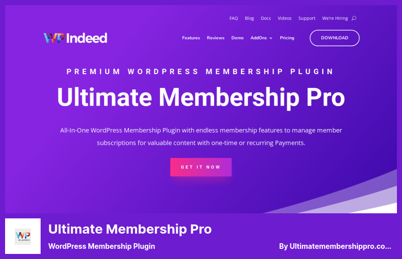 Ultimate Membership Pro 插件 - WordPress 會員插件