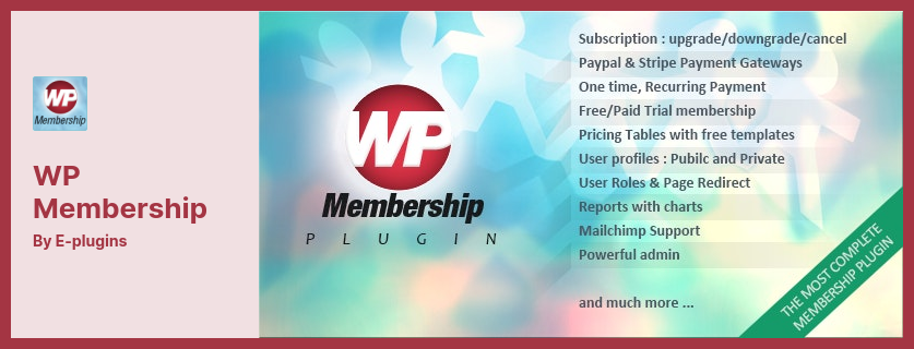 WP Membership Plugin - WooCommerce 訂閱 WordPress 插件