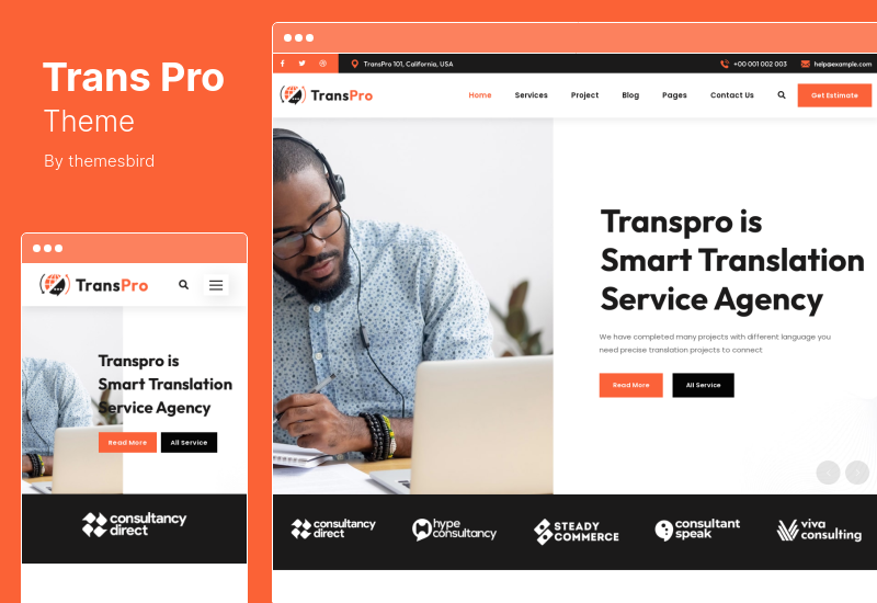 TransPro-Thema – WordPress-Theme für Übersetzungsagenturen