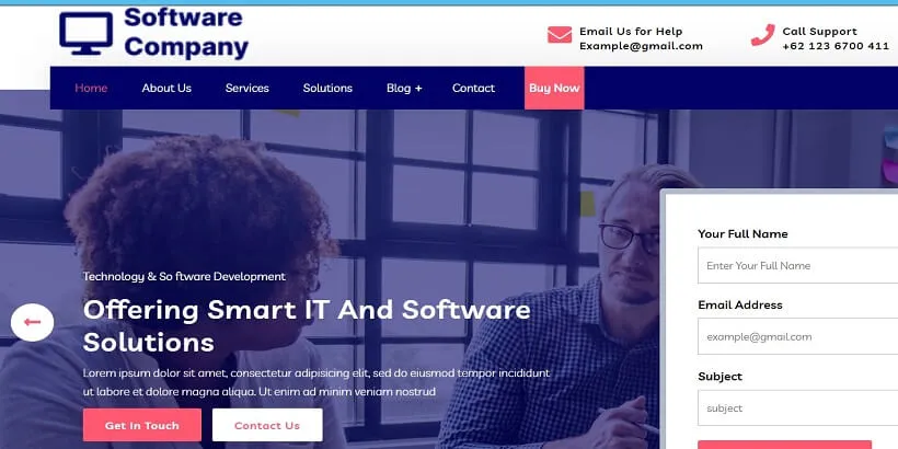 Tech Software Company-En İyi-Ücretsiz-WordPress-Themes-IT-Şirketi