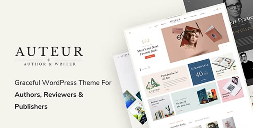 Auteur - yazar WordPress teması